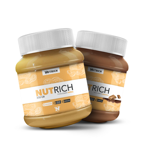 Nutrich Creamy Sade + Kakaolu Doğal Fıstık Ezmesi 700 Gr